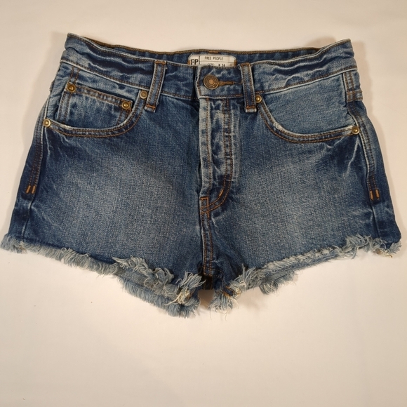 Free People Pants - Free People denim shorts, size W24